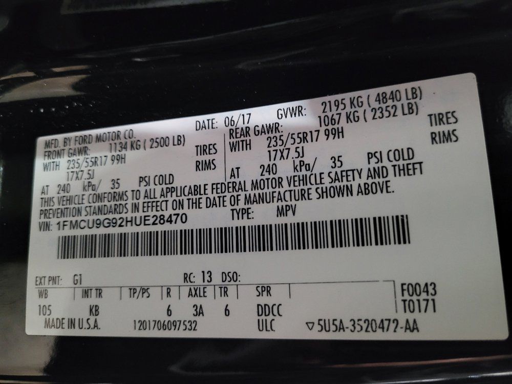 Used 2017 Ford Escape SE w/ Equipment Group 201A AWD/4WD image 33