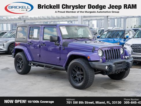 Used 2016 Jeep Wrangler Unlimited Sahara image 3