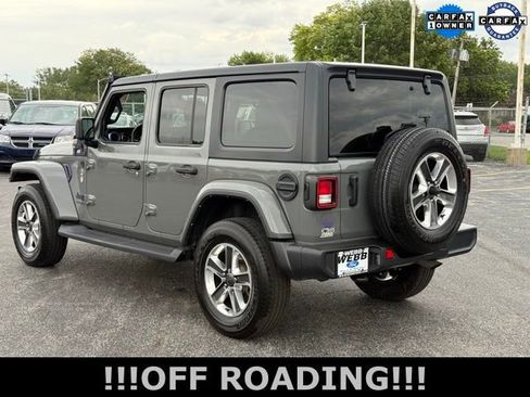 Used 2021 Jeep Wrangler Unlimited Sahara w/ Uconnect 4C Nav & Sound Group image 6