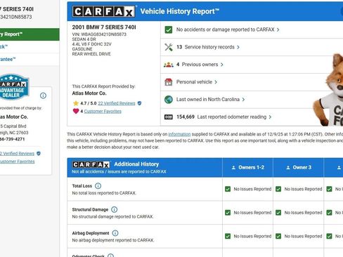 Used 2001 BMW 740i image 25