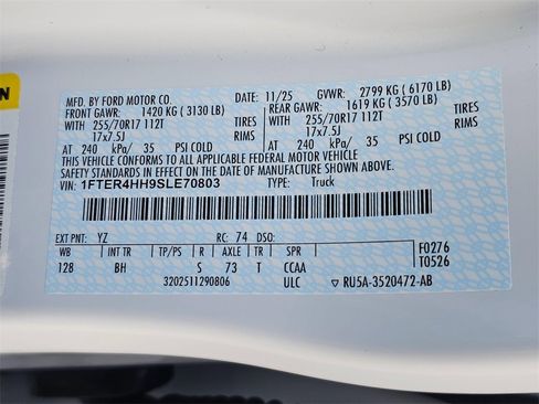 New 2025 Ford Ranger XLT w/ FX4 Off-Road Package image 29