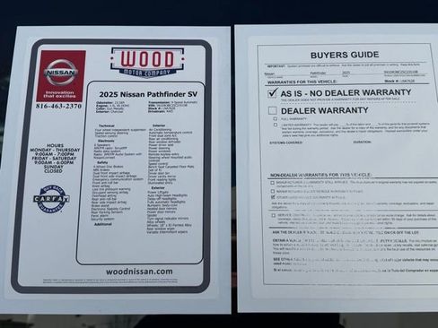 Used 2025 Nissan Pathfinder SV image 11