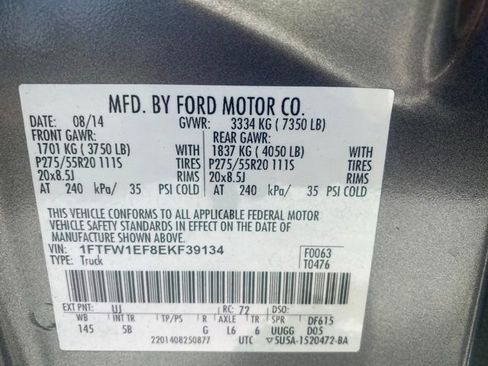 Used 2014 Ford F150 FX4 w/ Equipment Group 402A Luxury AWD/4WD image 12