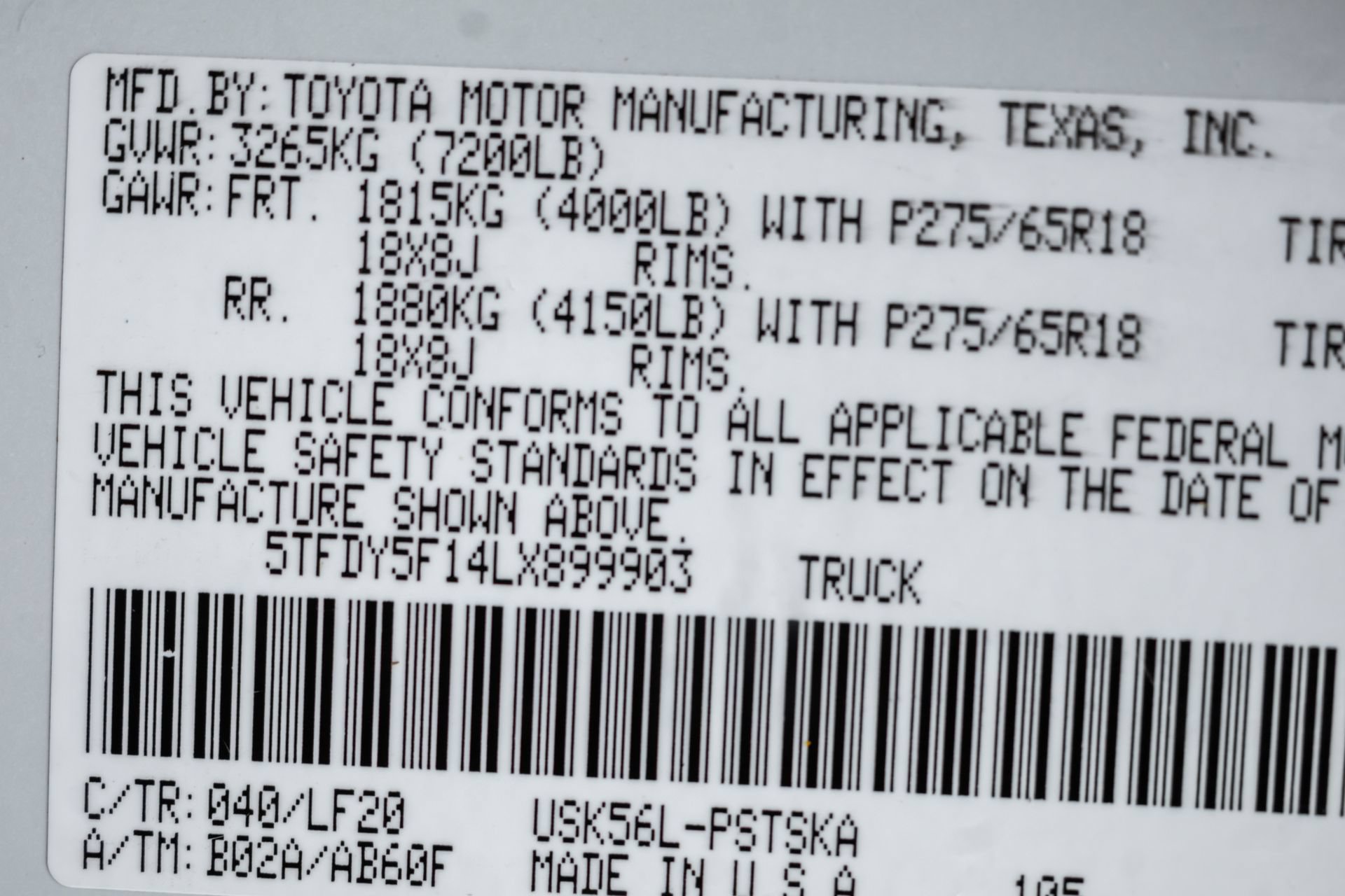 Used 2020 Toyota Tundra TRD Pro AWD/4WD image 46