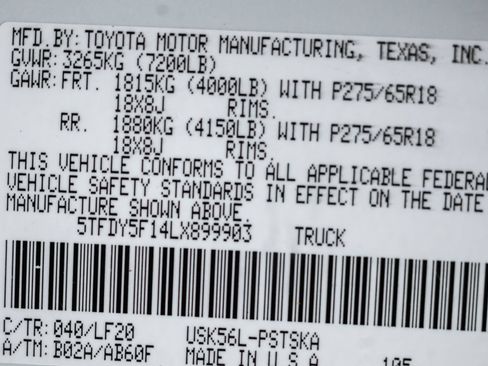 Used 2020 Toyota Tundra TRD Pro AWD/4WD image 46