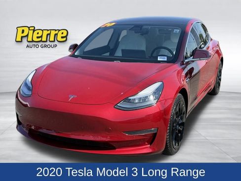 Used 2020 Tesla Model 3 Long Range AWD/4WD image 1