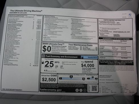 New 2026 BMW X5 xDrive40i w/ M Sport Package image 21