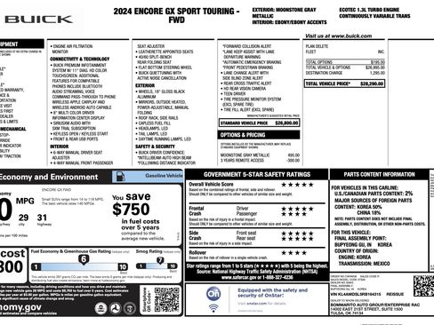 Used 2024 Buick Encore GX Sport Touring FWD image 4