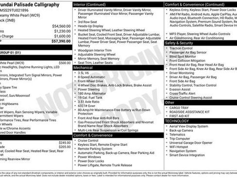 New 2026 Hyundai Palisade Calligraphy image 35