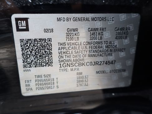 Used 2018 Chevrolet Tahoe LT RWD image 34