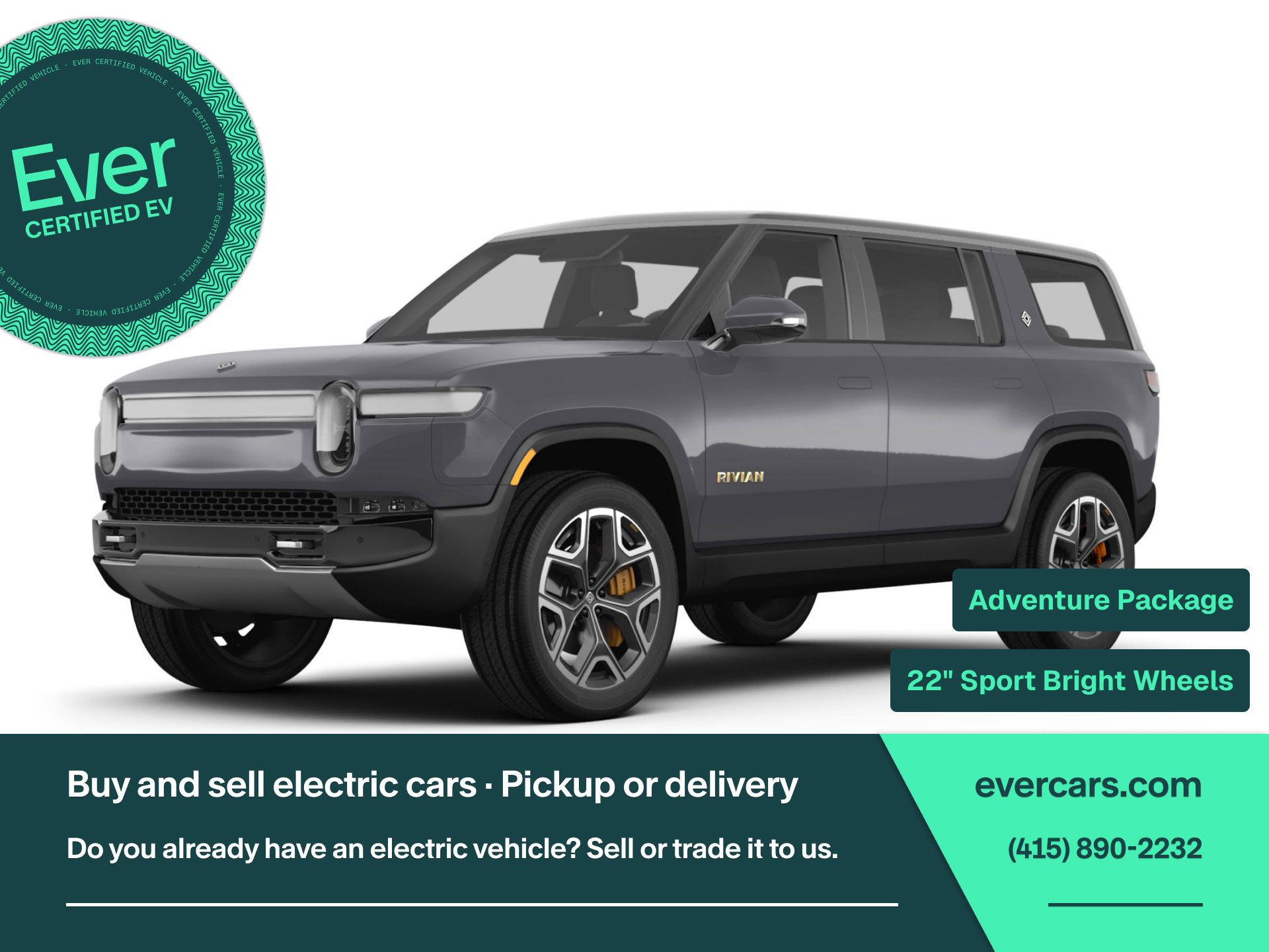 Used 2025 Rivian R1S Adventure Dual AWD/4WD image 1