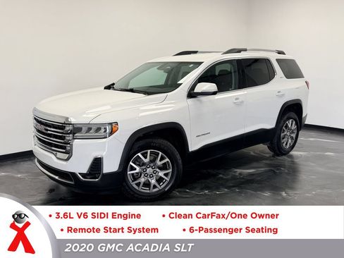 Used 2020 GMC Acadia SLT w/ LPO, Floor Liner Package FWD image 1