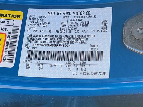 New 2025 Ford Bronco Sport Big Bend AWD/4WD image 12