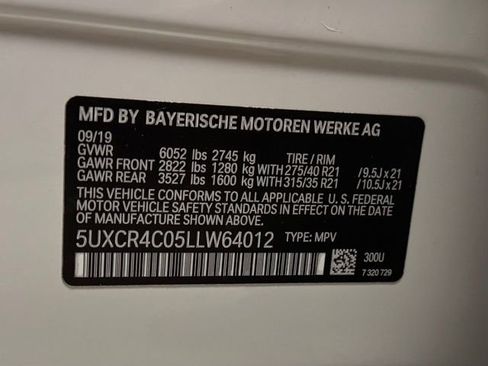 Used 2020 BMW X5 sDrive40i w/ M Sport Package image 34