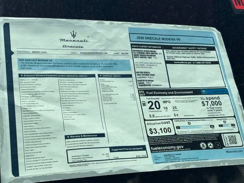 New 2026 Maserati Grecale Modena AWD/4WD image 45