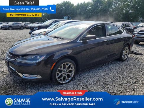 Used 2015 Chrysler 200 C w/ Navigation & Sound Group I AWD/4WD image 1