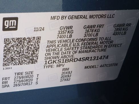 Certified 2025 GMC Yukon Elevation w/ Technology Package RWD image 40