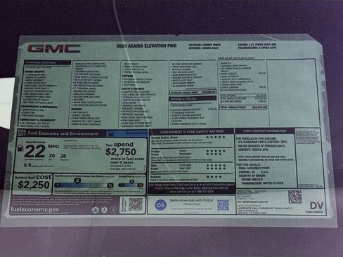 New 2026 GMC Acadia Elevation w/ Elevation Premium Package image 20