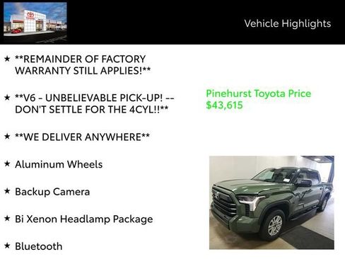Used 2023 Toyota Tundra SR5 w/ SR5 Convenience Package image 19