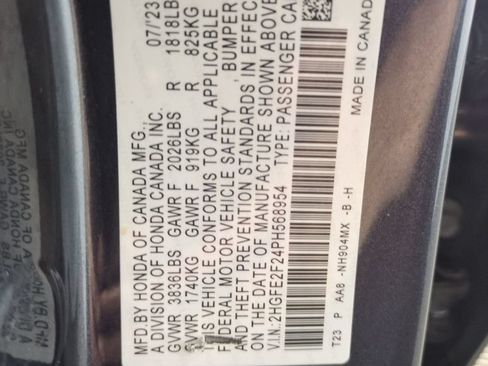 Certified 2023 Honda Civic LX image 28