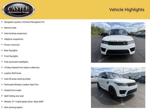 Used 2019 Land Rover Range Rover Sport Supercharged AWD/4WD image 3