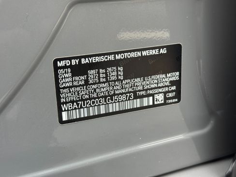 Used 2020 BMW 750i xDrive w/ Autobahn Package AWD/4WD image 54