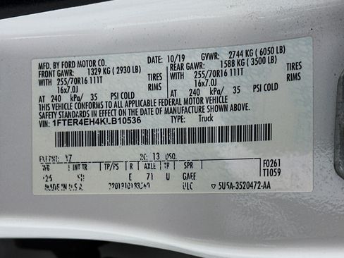 Used 2019 Ford Ranger XL w/ Equipment Group 101A Mid RWD image 12