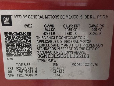 Used 2020 Chevrolet Trax LT w/ LT Convenience Package image 33