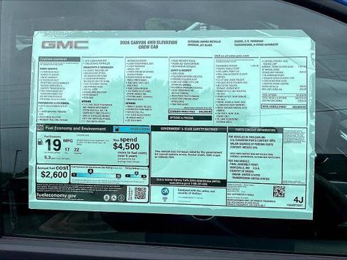 New 2026 GMC Canyon Elevation w/ Convenience Package image 14