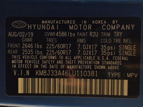 Used 2020 Hyundai Tucson Value FWD image 33