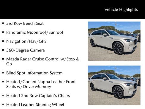 Certified 2025 MAZDA CX-90 3.3 Turbo S w/ Premium Package image 35