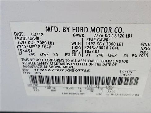 Used 2018 Ford Explorer XLT FWD image 15