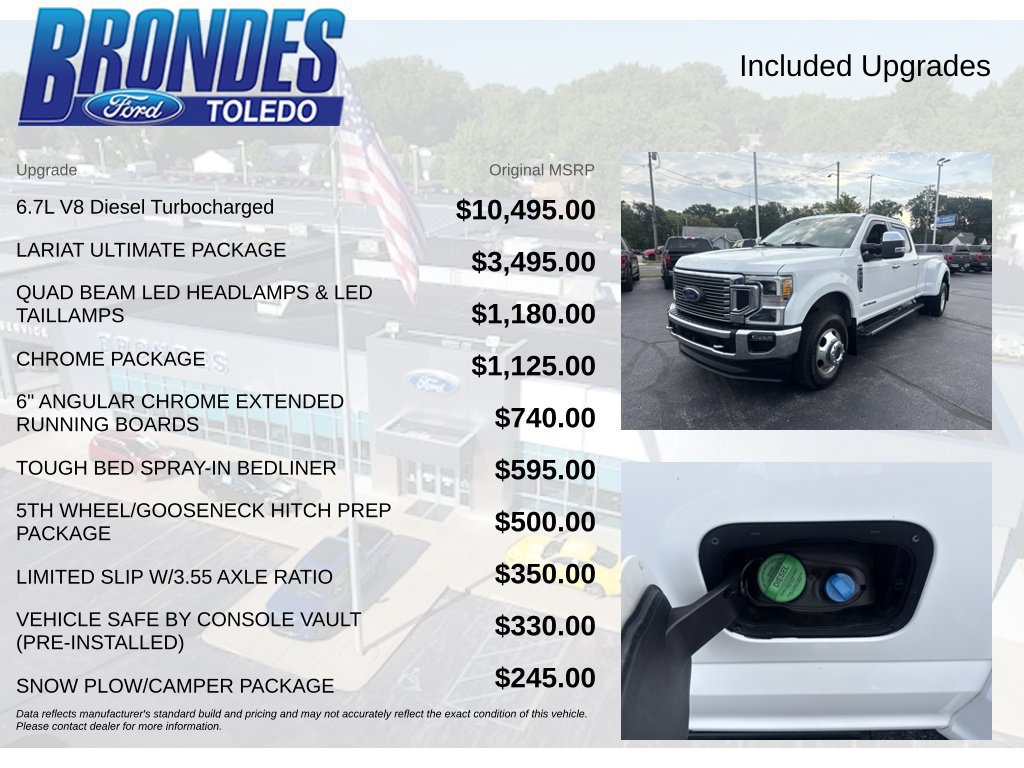 Used 2021 Ford F350 Lariat w/ Lariat Ultimate Package AWD/4WD image 6