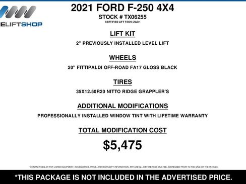 Used 2021 Ford F250 XLT w/ XLT Premium Package image 2