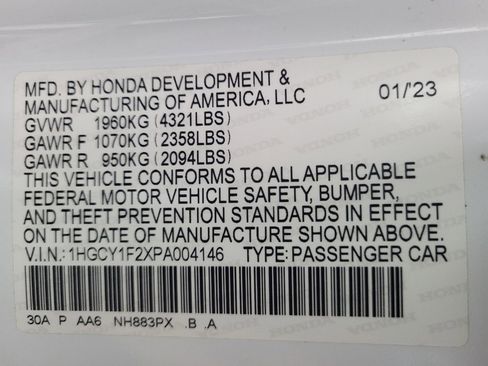 Used 2023 Honda Accord LX image 33