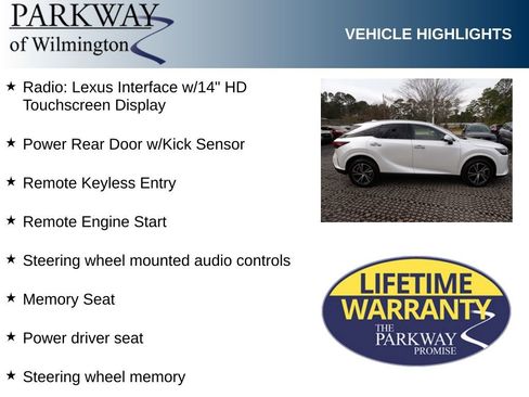 Used 2024 Lexus RX 350 Premium w/ Cold Area Package image 5