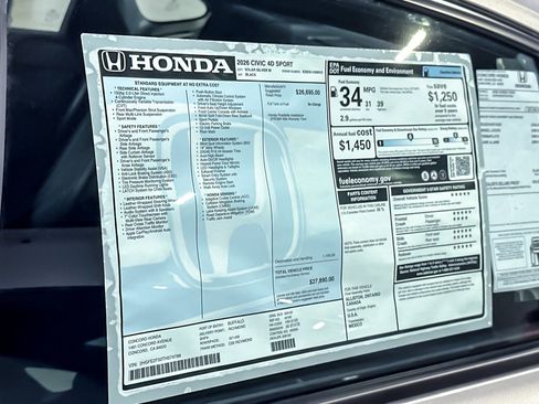 New 2026 Honda Civic Sport image 31