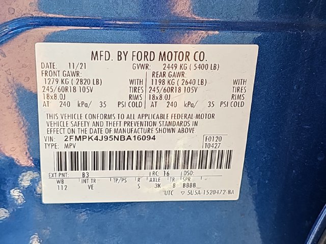 Certified 2022 Ford Edge SEL AWD/4WD image 36