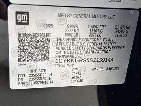 New 2025 Cadillac XT5 Sportv w/ Technology Package image 41