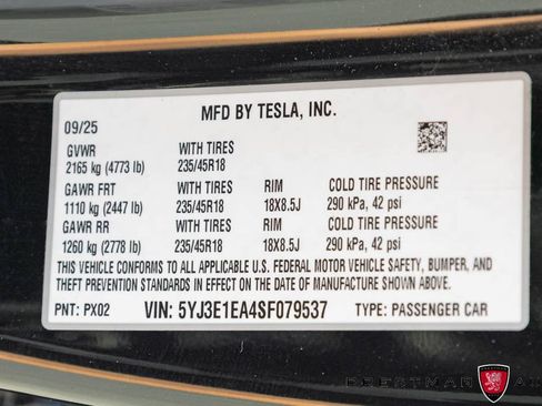 Used 2025 Tesla Model 3 Long Range RWD image 40