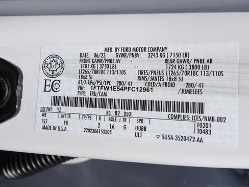 Used 2023 Ford F150 XLT w/ Equipment Group 302A High AWD/4WD image 21