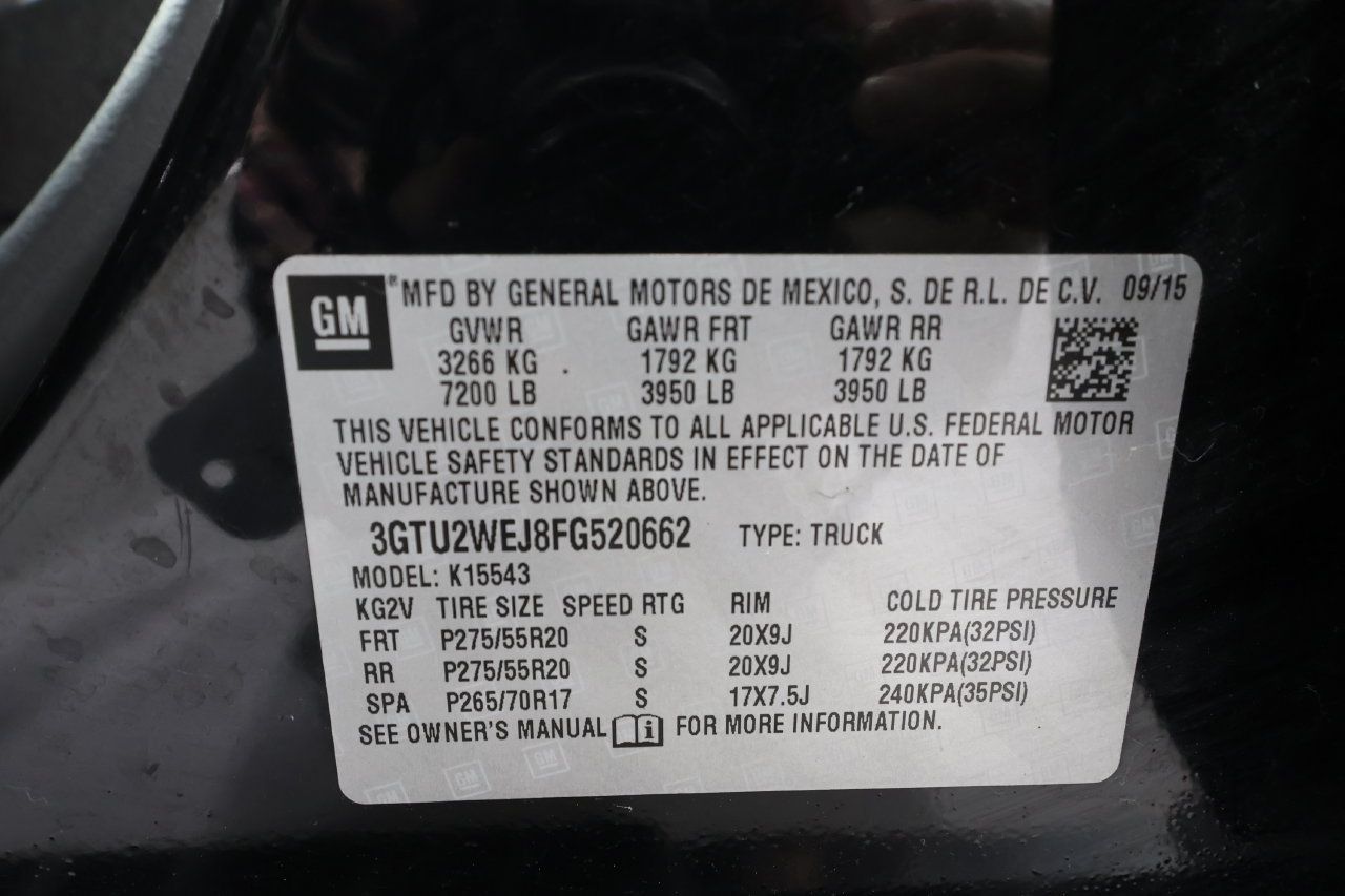 Used 2015 GMC Sierra 1500 Denali w/ Driver Alert Package AWD/4WD image 20