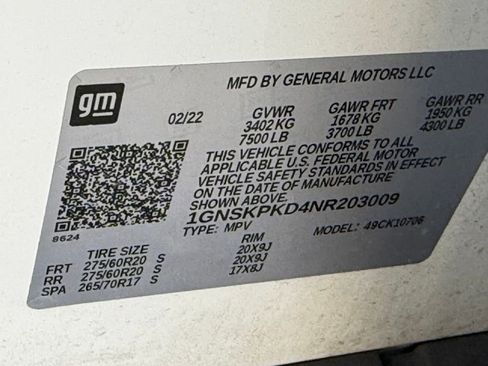 Used 2022 Chevrolet Tahoe Z71 w/ Luxury Package image 10