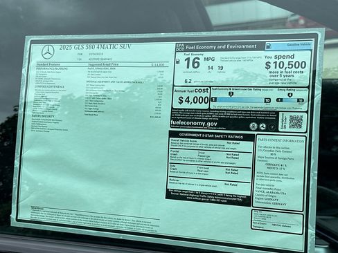 New 2025 Mercedes-Benz GLS 580 4MATIC image 30