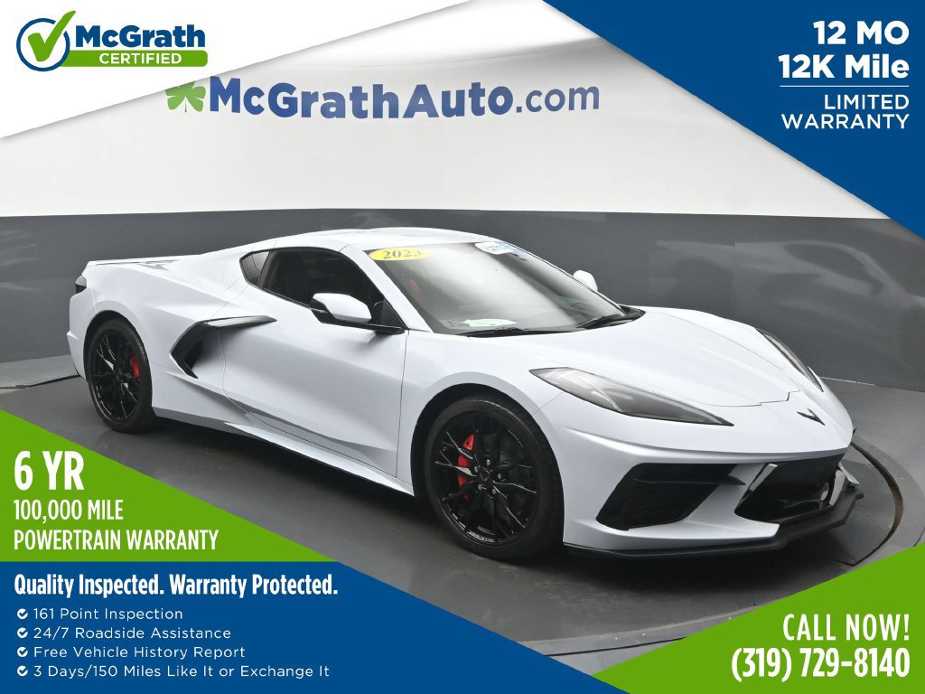 Used 2023 Chevrolet Corvette Stingray Preferred Cpe w/ Battery Protection Package RWD image 1