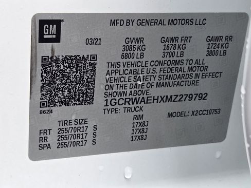 Used 2021 Chevrolet Silverado 1500 W/T w/ WT Fleet Convenience Package RWD image 35