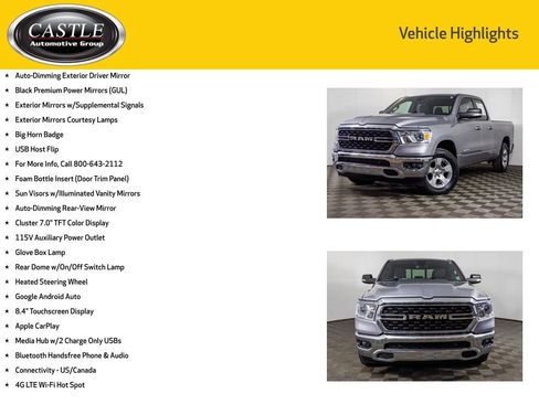 Used 2022 RAM 1500 Big Horn AWD/4WD image 16