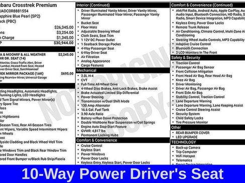 Used 2024 Subaru Crosstrek 2.0i Premium image 10