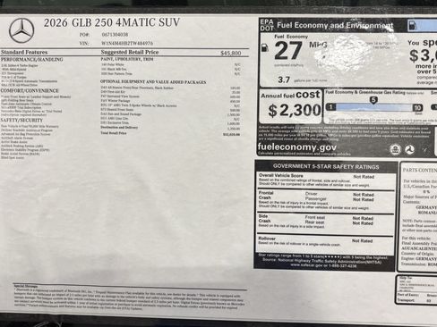 New 2026 Mercedes-Benz GLB 250 4MATIC image 29