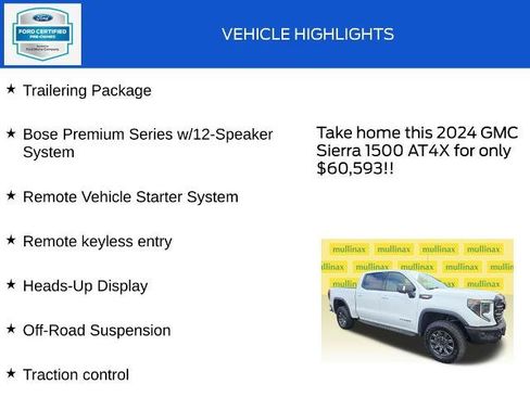 Used 2024 GMC Sierra 1500 AT4X AWD/4WD image 18